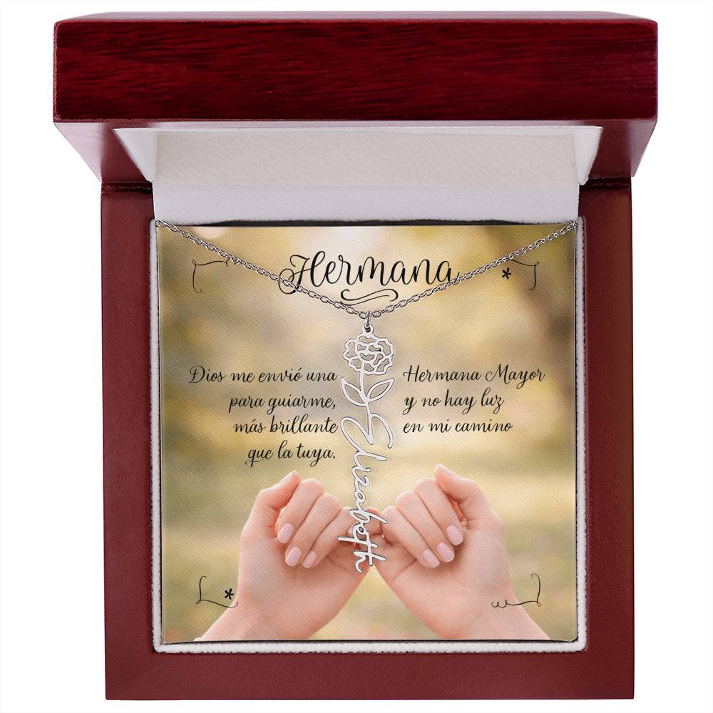 Collar personalizado para hermana mayor for your Big Sister