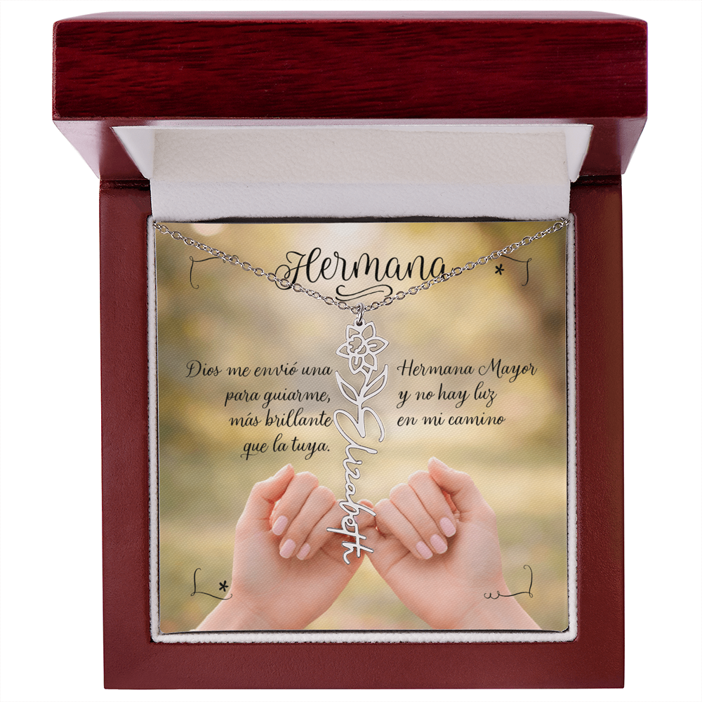 Collar personalizado para hermana mayor for your Big Sister