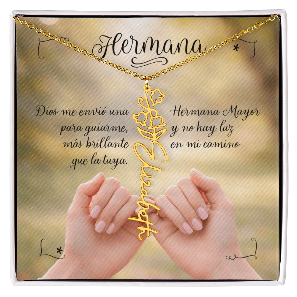 Collar personalizado para hermana mayor for your Big Sister