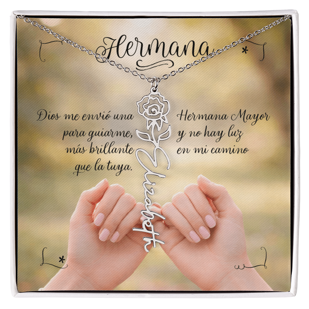 Collar personalizado para hermana mayor for your Big Sister