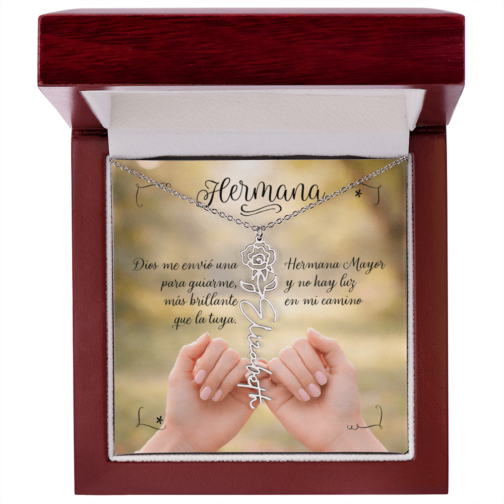 Collar personalizado para hermana mayor for your Big Sister